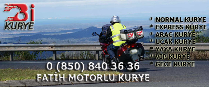 fatih motorlu kurye